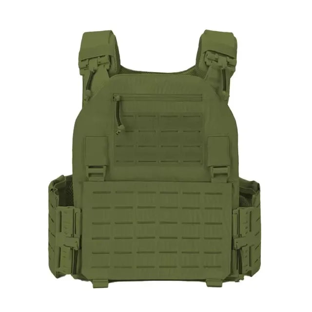 Tactical Vest 6094 Fast detachable light laser cut outdoor hunting black gear carry vest of high quality 1000d nylon