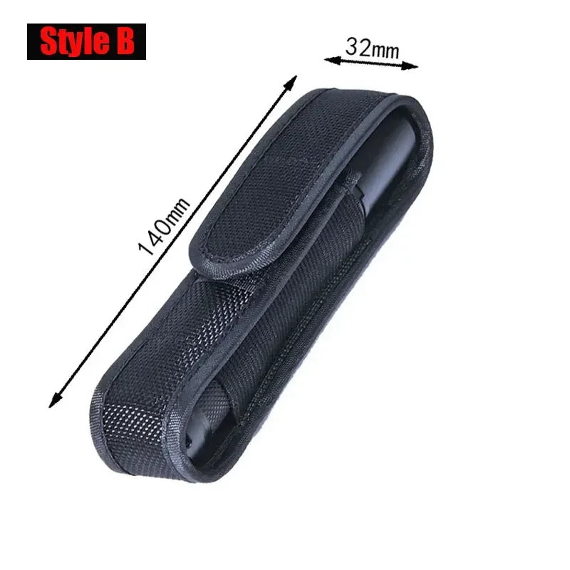 1 PC Tactical Molle Flashlight Molle Pouch LED Torch Holster Waist Bag Outdoor Camping Hunting Accessories Folding Knife Pack