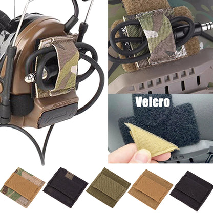 Headset Wire Harness Strap Elastic Organizer Wire Velcro Hook Loop Sticker Wire Charging Cable Helmet Velcro Storage Strap