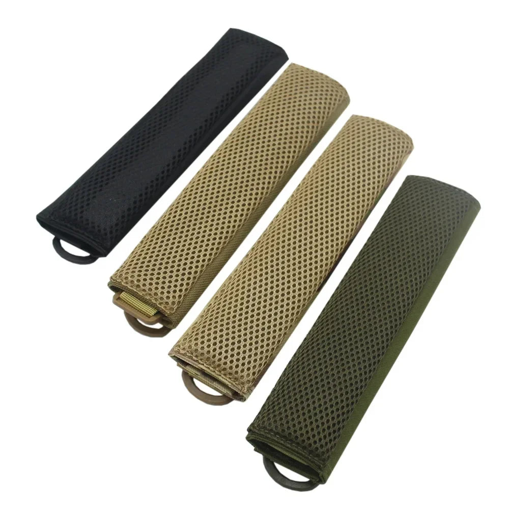 Tactical Modular Headset Cover Molle Headband Military Earphone Microphone Protection Case Hunting Earmuff Headphone Stand Strap