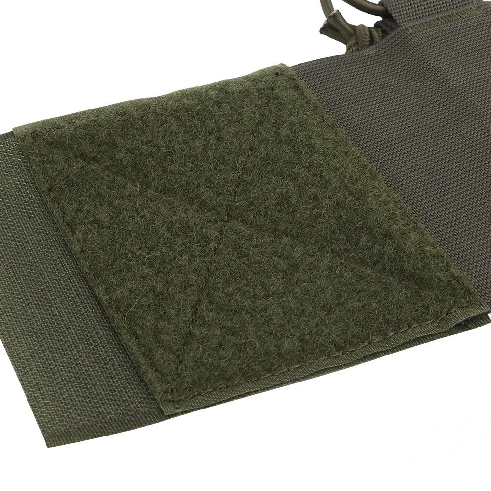 Tactical Vest V2 Side Pouch Elastic Radios Holder Bag Magazine Pouch Retention Airsoft Hunting Vest Equipment Radio Side Pack