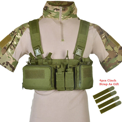 CS Match Wargame TCM  Chest Rig Airsoft Tactical Vest  Pack Magazine Pouch Holster Molle System Waist Men Nylon