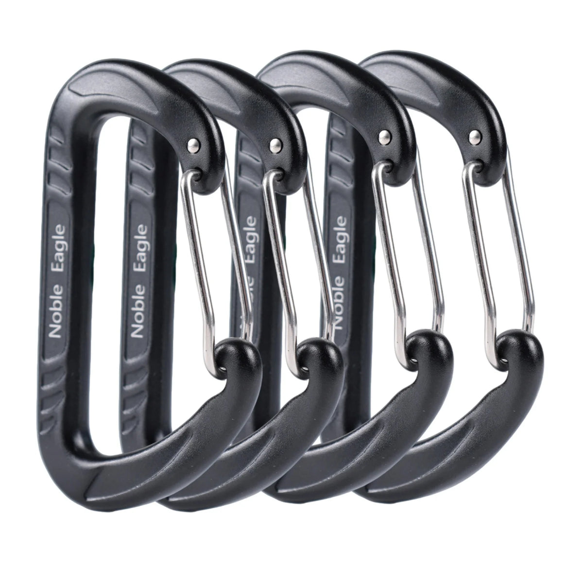 15kN Aluminum D Ring Carabiners Heavy Duty Lightweight Outdoor Camping Hiking Clips Buckle Set for Backpack Gear