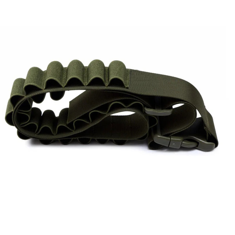 27/30 Rounds Shotgun Bandolier Belt Adjustable Shotgun Shell Carrier Ammo Pouch Holder for 12 Gauge Hunting Accessories