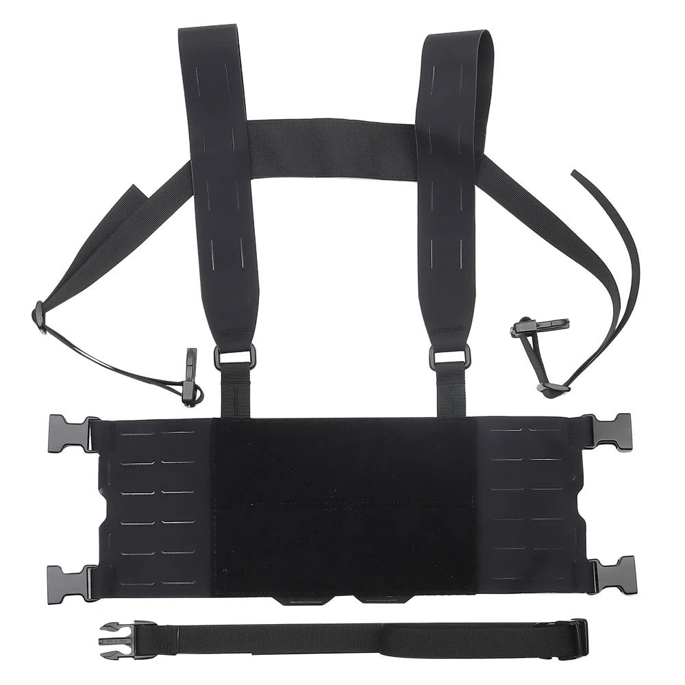 Ferro Style Tactical Chesty Rig Wide Harness Lightweight MOLLE Hunting Vest FCPC V5 Quick Conversion Shooting Airsoft Chest Rig