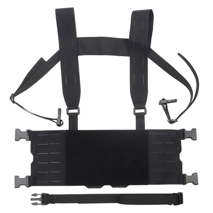 Ferro Style Tactical Chesty Rig Wide Harness Lightweight MOLLE Hunting Vest FCPC V5 Quick Conversion Shooting Airsoft Chest Rig