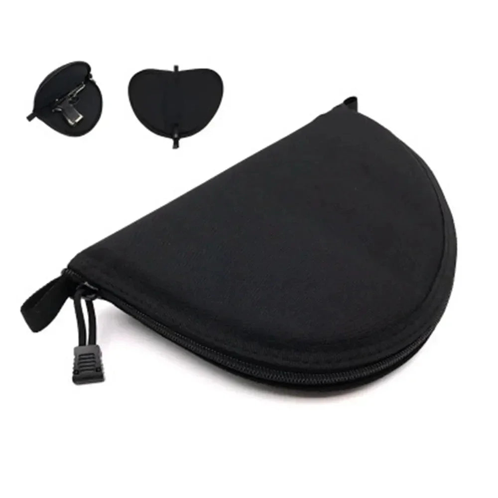 Outdoor Tactical Pistol Pouch, Concealed Carry Handgun Bag Portable Protection Gun Case for Hunting Shooting Activities