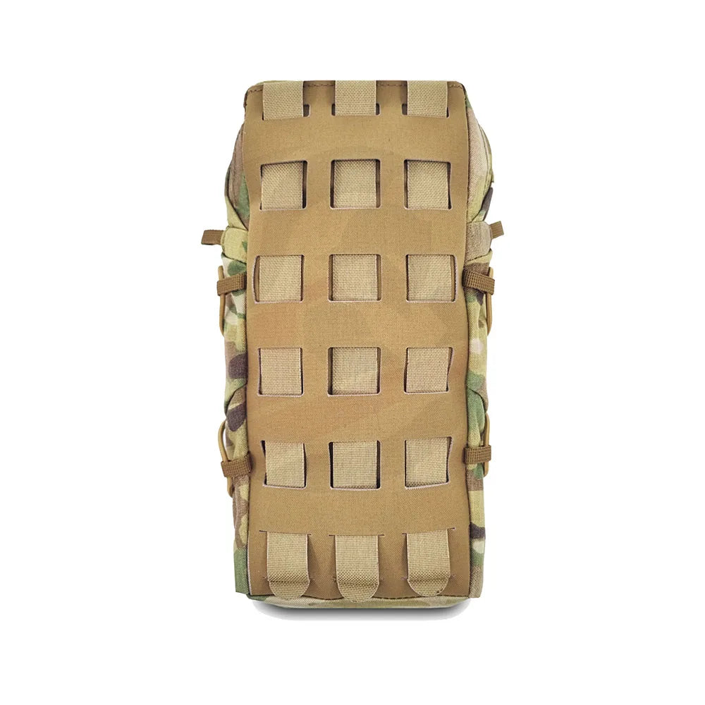 Tactical GP Pouch Vertical 12X5 Sundries Bag Molle Back Panel Accessory Bag