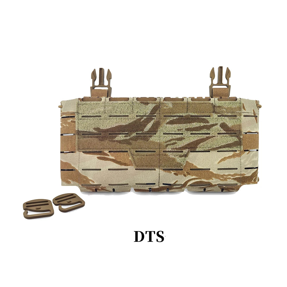 New Tactical Chest Hanging Main Body Front Panel Bag for ARC Placard V4 Vest Triple 5.56 Magazine Storage Pouch