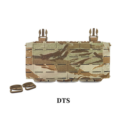 New Tactical Chest Hanging Main Body Front Panel Bag for ARC Placard V4 Vest Triple 5.56 Magazine Storage Pouch