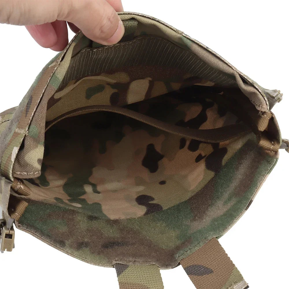 FCPC V5 Hunting Vest Back Panel Water Pack Hydration Bladders Water Reservoirs Storage Bag With Side Zipper