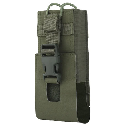 Quick Release Radio Carrier Universal MOLLE Platform Mount Nylon Lightweight Pouch for PRC Series Walkie Talkies Outdoor Airsoft
