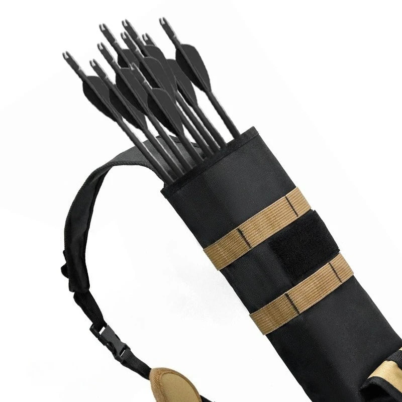 Archery Quiver for There-point Formula, Multifunctional Archery Quiver with Adjustable Strap and Pockets , Tactical Arrow Holder