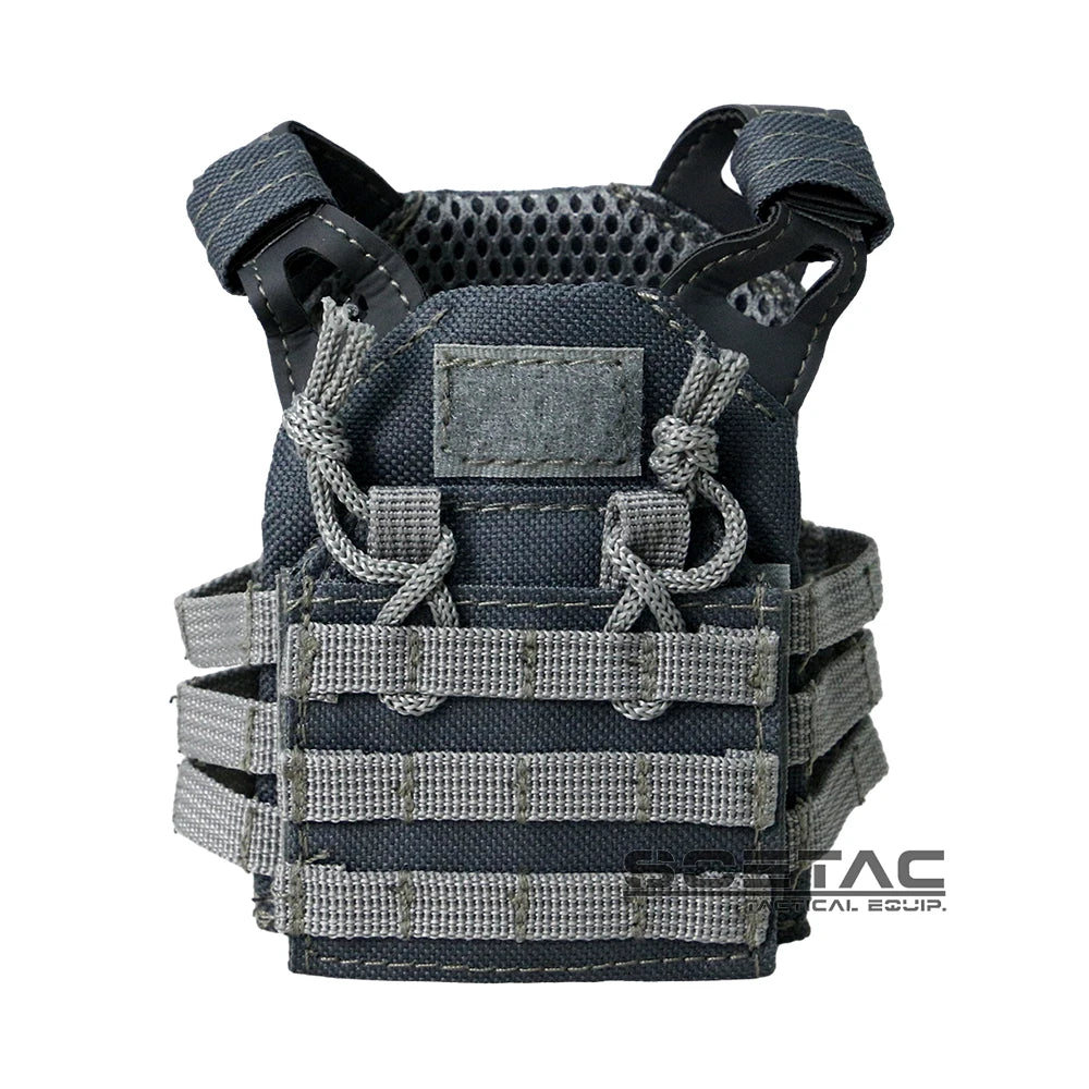 Paintball Mini Molle Vest Adjustable tactical accessory Kitty Camo Doll Carrier Decorative Tactical Gear Beer Vest 600D Nylon