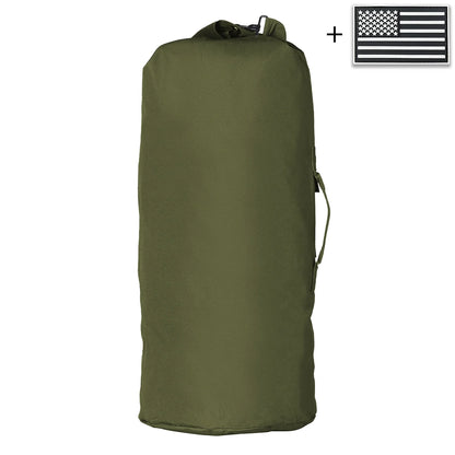 Large capacity buckle closure design luggage bag, paired with reinforced webbing handle for stronger load-bearing capacity