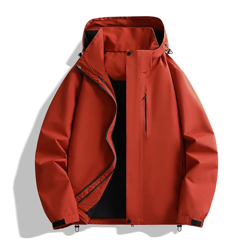 CHRLCK Unisex Hiking 3IN1 Jacket Waterproof Camping Trekking Fishing Oilproof Jackets Outdoor Sport Windbreaker Autumn Winter