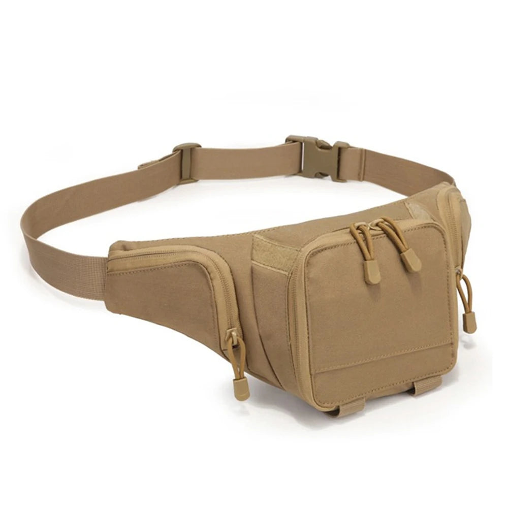 Tactical Fanny Pack Quick Release Gun Bag Concealed Carry Pistol Holster Bag Hidden Gun Pouch 9mm Handgun EDC Waist Pack