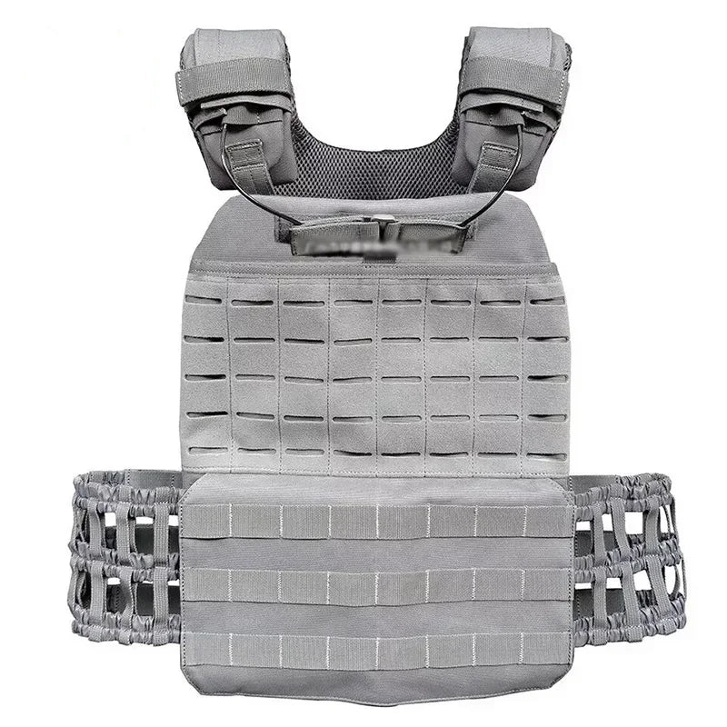 Tactical Adjustable Vest Hunting Airsoft Molle Waistcoat Hiking Assault Plate Carrier Vest Hunting Protect Outdoor Equipment