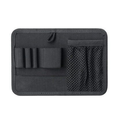 Tactical EDC Mesh Storage Pouch Hook Fasteners Modular Panel Organizer Adhesive Backboard Backpack Vest Expansion Accessory Bag