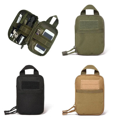 Tactical EDC Molle Pouch Portable Small Medical Waist Pack Outdoor First Aid Bag Phone Case Holder Camping Hunting Accessories