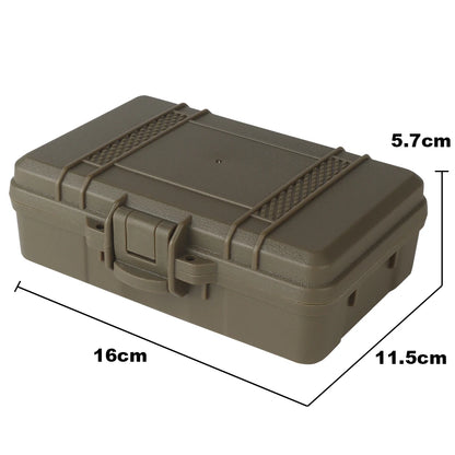 Tactical Camo Storage Box Valuable Item Hard Safety Case Multi Functional Tool Protection Boxs With Pre-cut Sponge Can Lockable