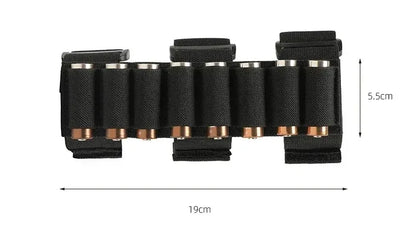 Outdoor Hunting Detachable Arm Bullet Pouch 8-Round Ammunition Shell Carrier Bag For 12/20 Gauge Shotguns Hunting Accessories