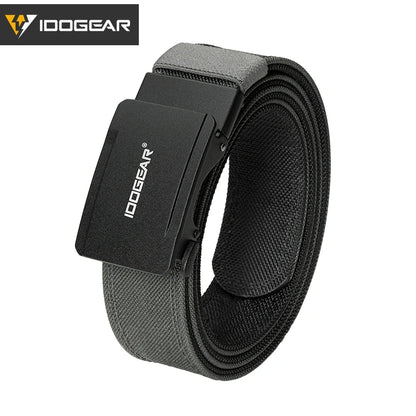 IDOGEAR Tactical 1.5” Belt 1000D Nylon with Slide Buckle for Men No Holes Adjustable Trim to Fit 3449