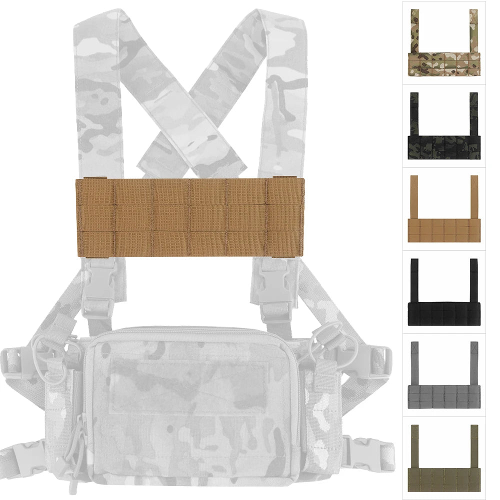 Tactical D3CRM MK3 Chest Rig Bridge MOLLE Panel Placard Phone Holder Platform Hunting Vest Chest Rig Accessories