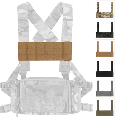Tactical D3CRM MK3 Chest Rig Bridge MOLLE Panel Placard Phone Holder Platform Hunting Vest Chest Rig Accessories