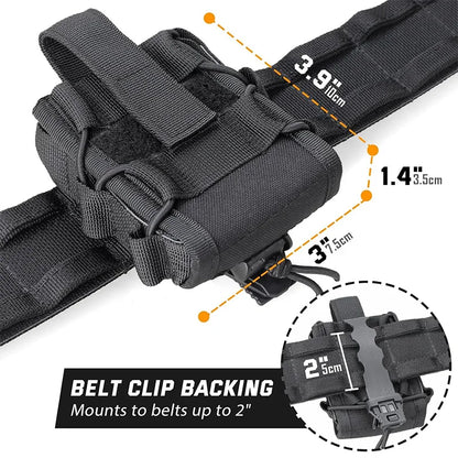 Molle Tactical Handcuffs Pouch Shackles Holder Case Universal Handcuffs Holster Quick Release Standard Chain Cuffs for Vest