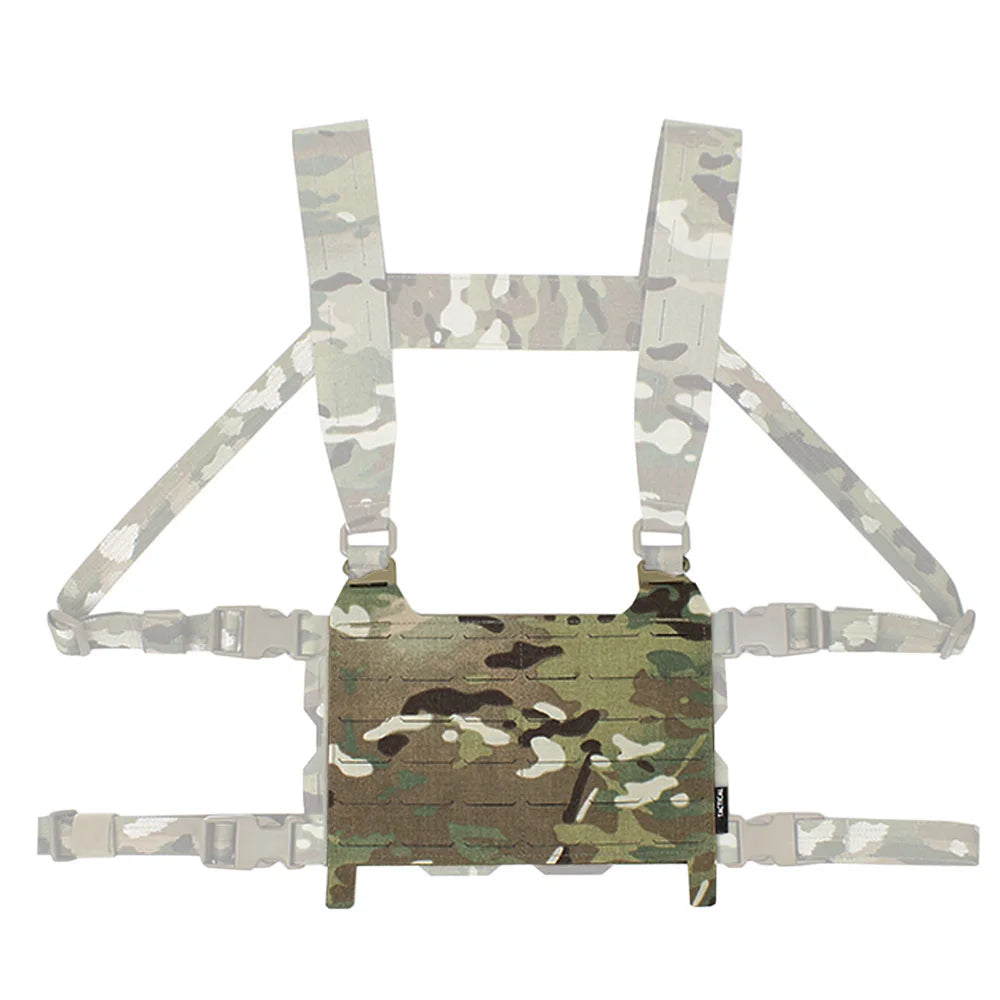 Tactical Vest MOLLE Panel Front Flap Micro Fight Chassis Hanging Panel For GP Pouch Chest Rig FCPC Vest