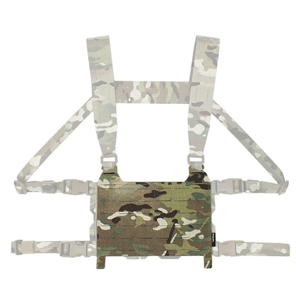 Tactical Vest MOLLE Panel Front Flap Micro Fight Chassis Hanging Panel For GP Pouch Chest Rig FCPC Vest