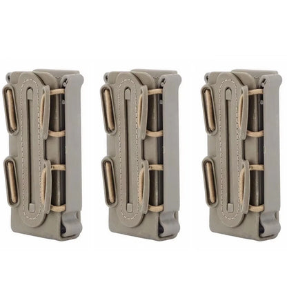 3Pcs 9mm Mag Pouches Pistol Magazine Pouch Soft Shell Magazine Pouch Tactical Rifle Fast Mag Carrier Holder for Belt&Molle Sytem