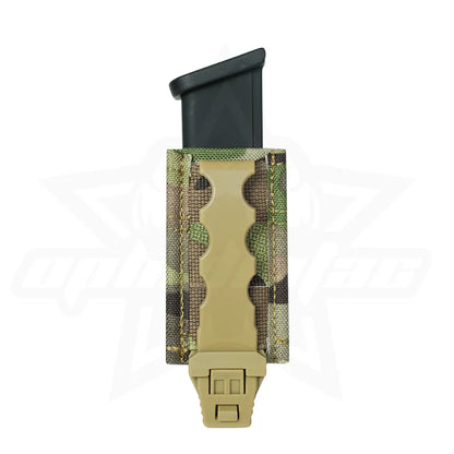 OPHIDIAN MOLLE Mag Pouch FAST 9MM Single/Double Mag Bag Hunting CS Games Air soft Holder With Nylon Support Clip