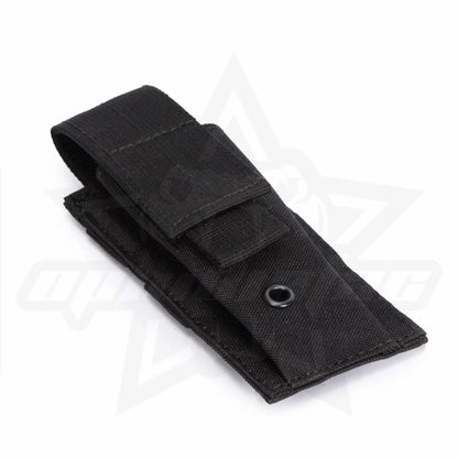 OPHIDIAN 9mm Magazine Pouch Single Double Magazine Pouch Outdoor Molle Open Top Magazine Pouch for  M1911 92F Flashlight Ba