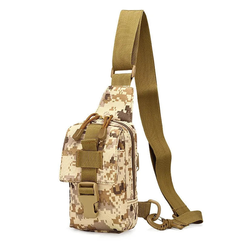 Men's Chest Bag Small Shoulder Bag Portable Mobile Phone Pouch Men Outdoor Trekking Hiking Camping Hunting Crossbody Backpack