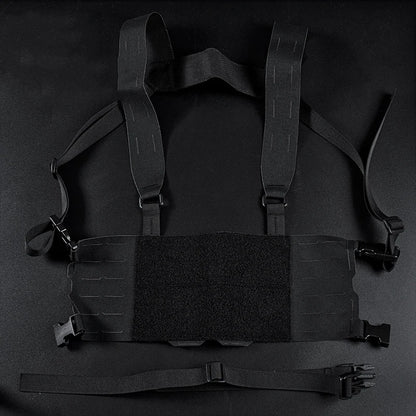 Outdoor Tactical Chesty Rig Waist Strap Hunting Accessories Practical Wide Harness Vest Gear Laser Cutting Molle Chest Rig