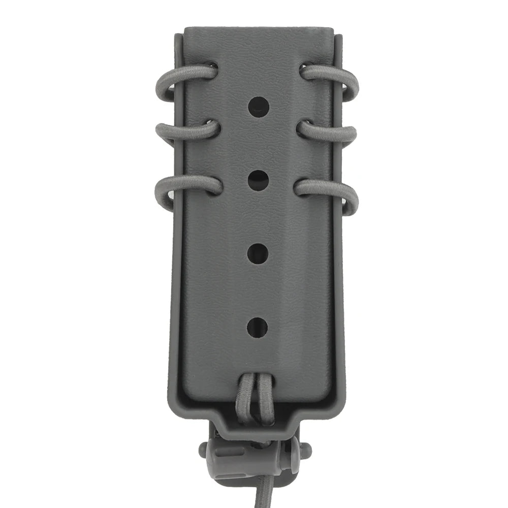 &Tactical Pistol Magazine Pouch Long Style Molle 9mm .40 Urban Assault Quick Pull Mag Case Hunting Airsoft Paintball Equipment