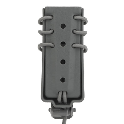 &Tactical Pistol Magazine Pouch Long Style Molle 9mm .40 Urban Assault Quick Pull Mag Case Hunting Airsoft Paintball Equipment