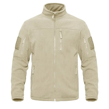 Hunting Autumn Winter Men's Stand Collar Fleece Coat Jacket Thermal Mid-Rise Jacket