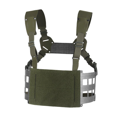 Tactical Chesty Rig Wide V2 Ferro Style Lightweight MOLLE Outdoor Hunting Combat Training Airsoft Vest FC Extended Equipment