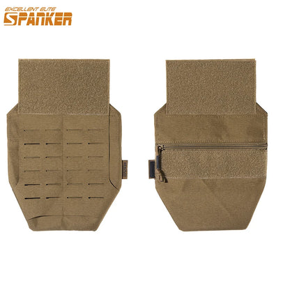 Tactical Molle Magazine Dump Pouch Protect Carrier Plate Pouch Magic Tape Vest Accessories Bag Belt Fanny Outdoor Pouch
