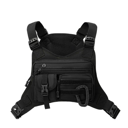 Outdoor Sports Chest Bag Vest Men Women Backpack Multi Pocket Travel Work Front Rig Fanny Pack Running Cycling Tactical EDC Bag
