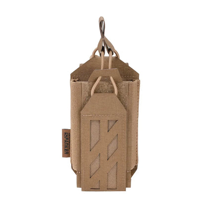 Outdoor Walkie-talkie Pouch  Tactical  Combat Molle Radio Holder Holster Case Pack Hunting Intercom Bag Interphone Pouch Short