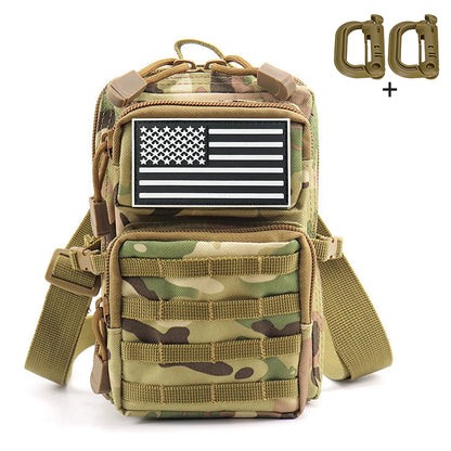 Multi functional portable carry on bag with 4 different carrying methods, large capacity outdoor waist bag