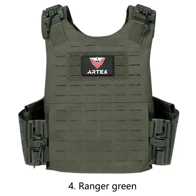Tactical Vest Outdoor Hunting Plate Carrier Protective Adjustable Vest Airsoft Carrier Combat Equipment 6094 vest