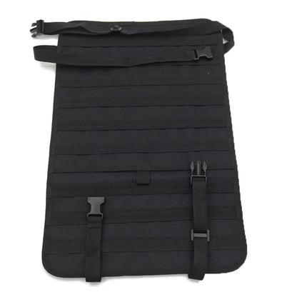 Car Seat Back Organizer Tactical Molle Panel Sag Proof Vehicle Seat Cover Protector Nylon Car Seat Back Hanger Bag Pad