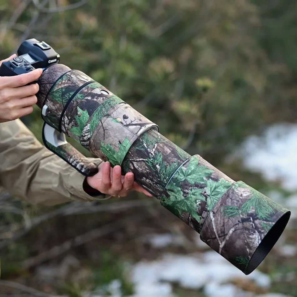ROLANPRO Waterproof Lens Coat For Canon RF 200-800mm F6.3-9 IS USM Camouflage Rain Cover Lens Protection Case Guns Sleeve