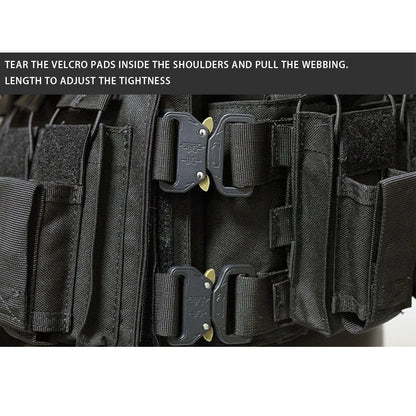 YAKEDA 8280 Tactical Vest - Hunting Tactical Vest - Outdoor Tactical - Full-coverage Vest