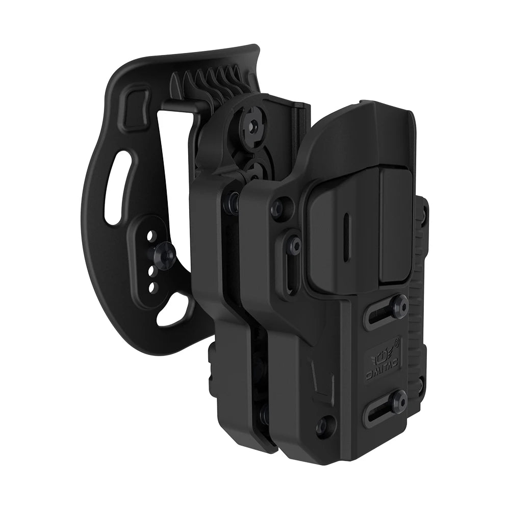Universal Tactical Holster, OWB Paddle Universal Holster,Polymer Right Hand,Level 2 Retention